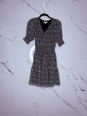Anthropologie Maison d'Amelie Dress XS Romantic A-line Balloon Sleeve Coquette